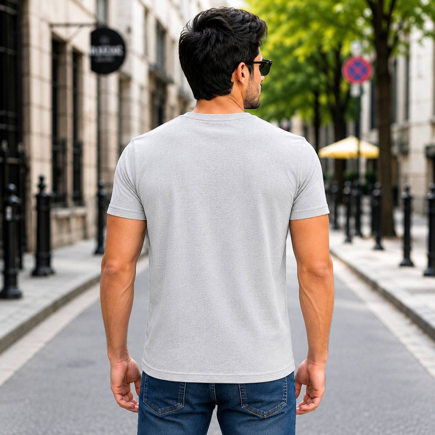 SJKTRENDS Solid Men Round Neck Black T-Shirt Pack of 2 - Image 4
