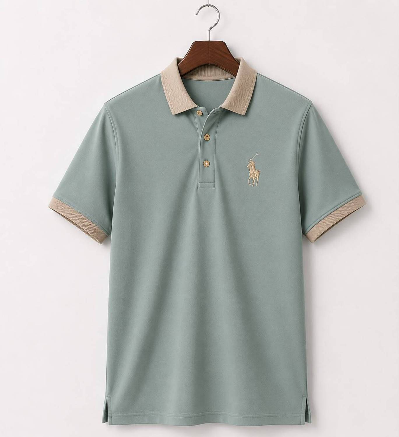 TAILORSTITCH Men's Short Sleeve Solid Sweatshirt - Image 2