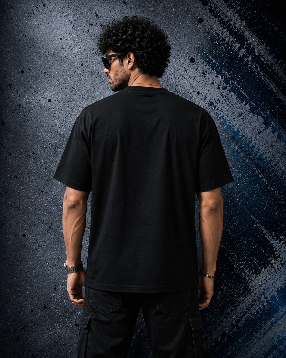 UNISON Black Round Neck T-Shirt - Image 2