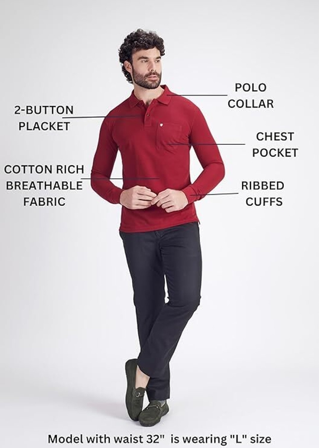 Image of PRORIDERS Solid Men Polo Neck Maroon T-Shirt