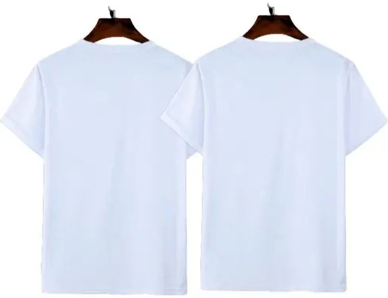 Image of F N D Printed Men Round Neck White T-Shirt