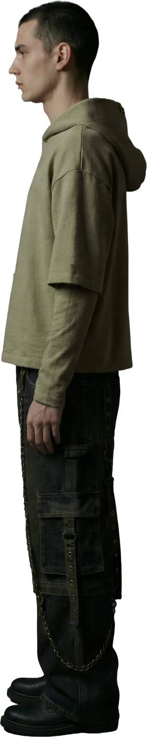 navar Full Sleeve Solid Men Sweatshirt - Image 4