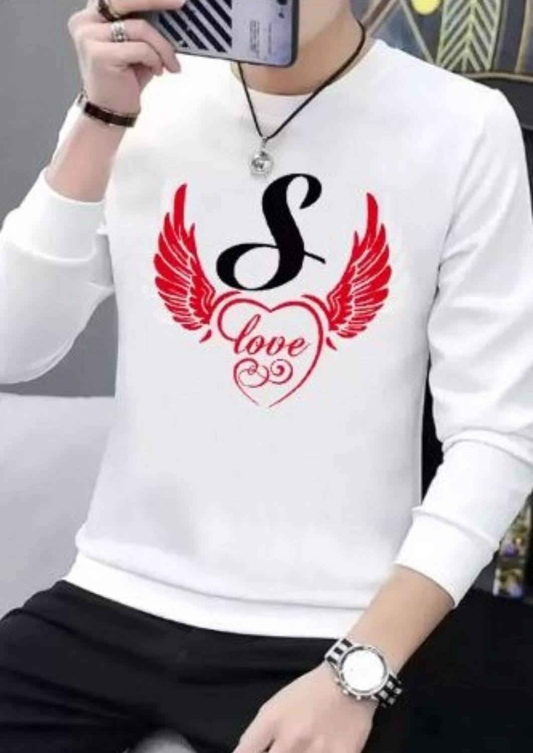 Treasurelook Printed, Typography Men Round Neck White T-Shirt