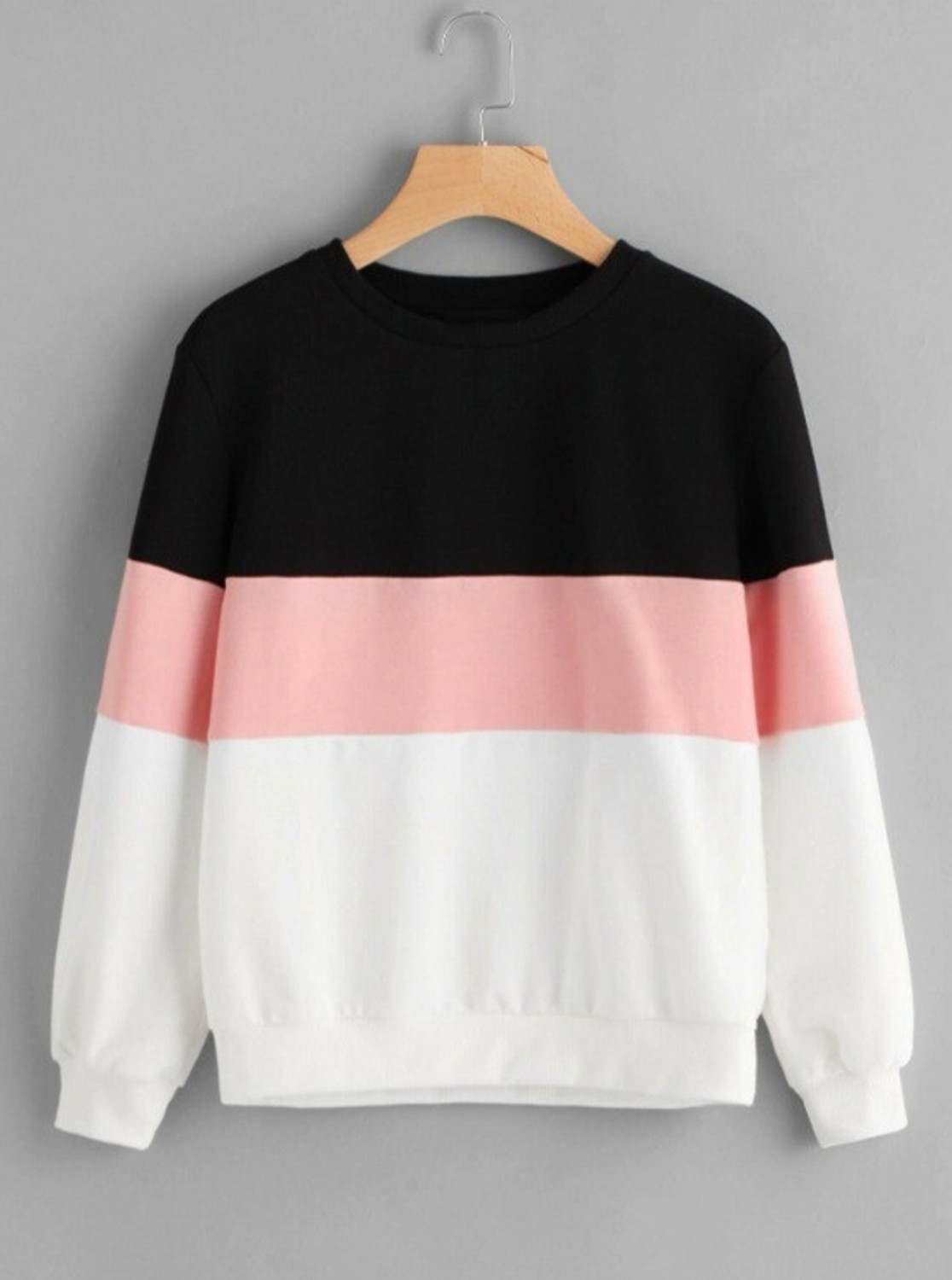 Image of Try This Colorblock Men Round Neck Pink T-Shirt