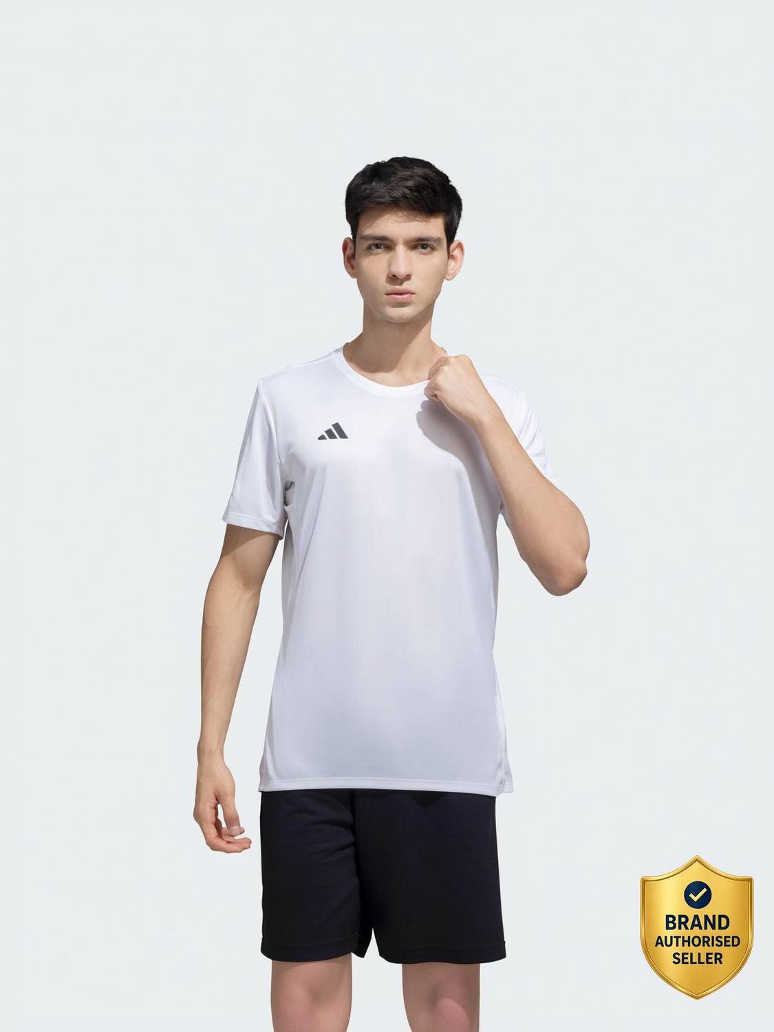 ADIDAS Graphic Print Men Crew Neck White T-Shirt