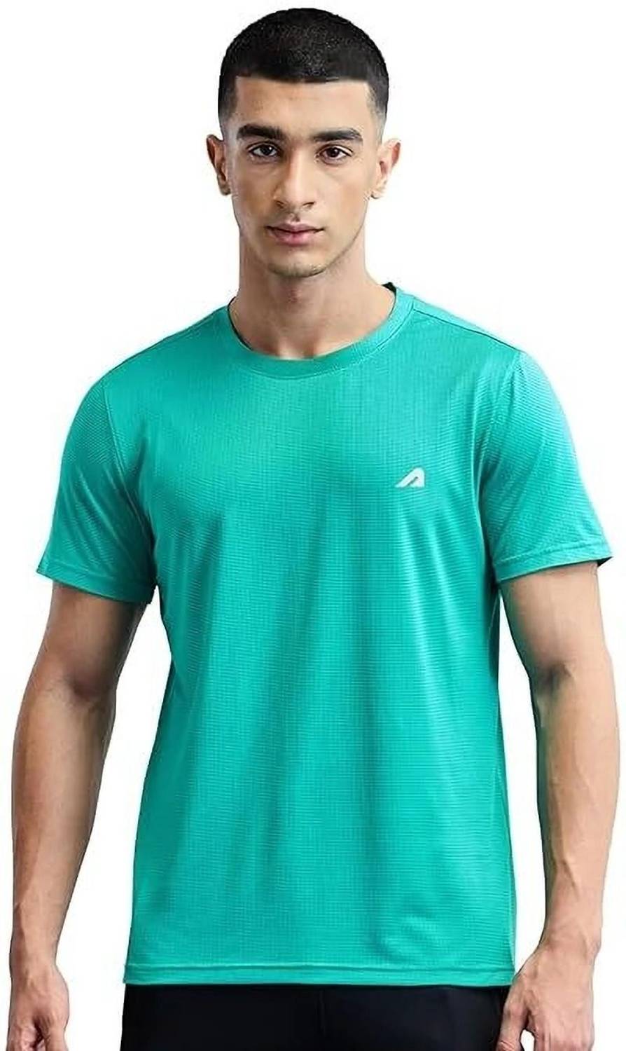 Boldfit Athleisure Men Solid Round Neck Polyester Grey T-Shirt