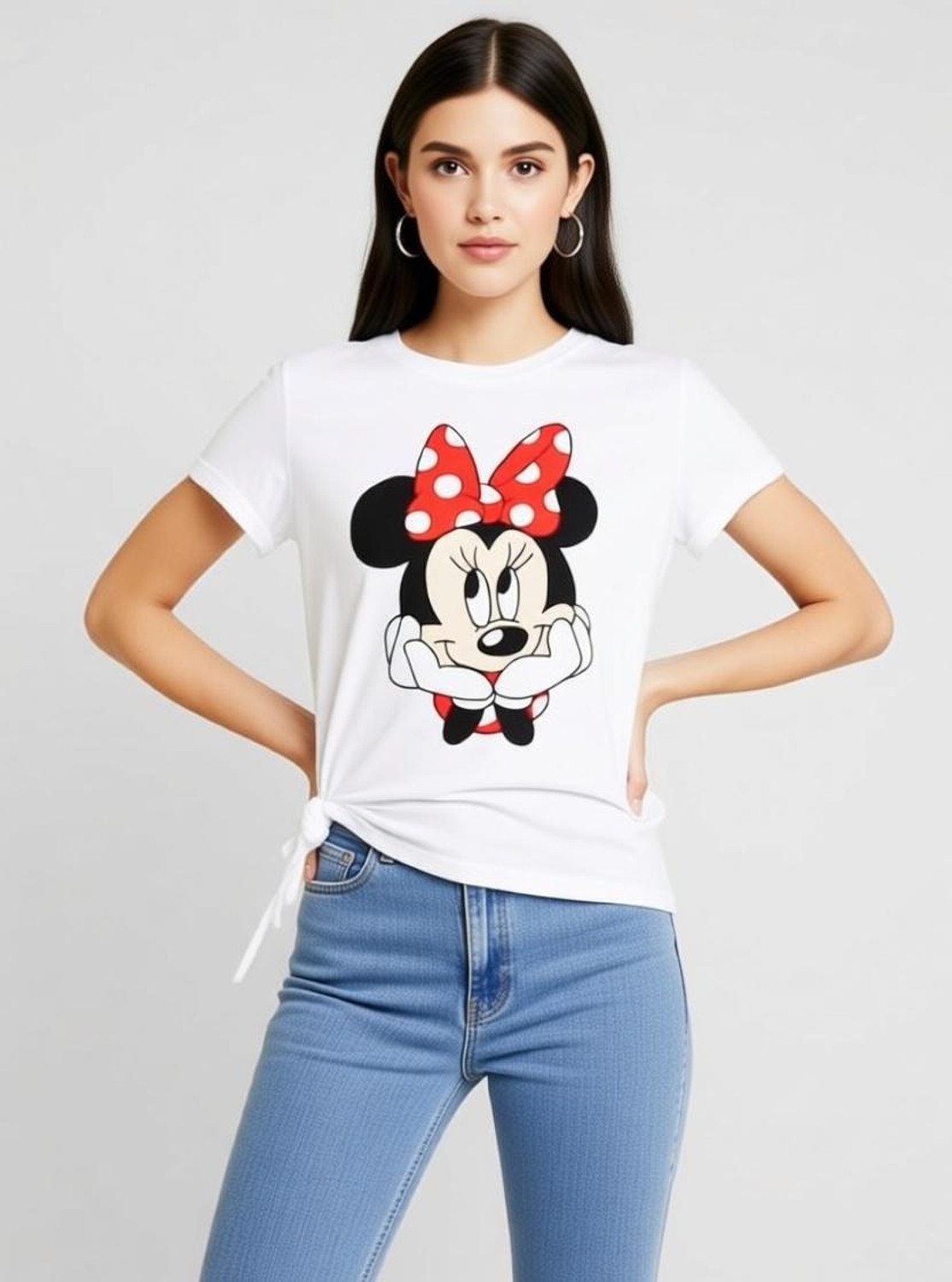 Image of JSIYA Casual Printed Women White Top