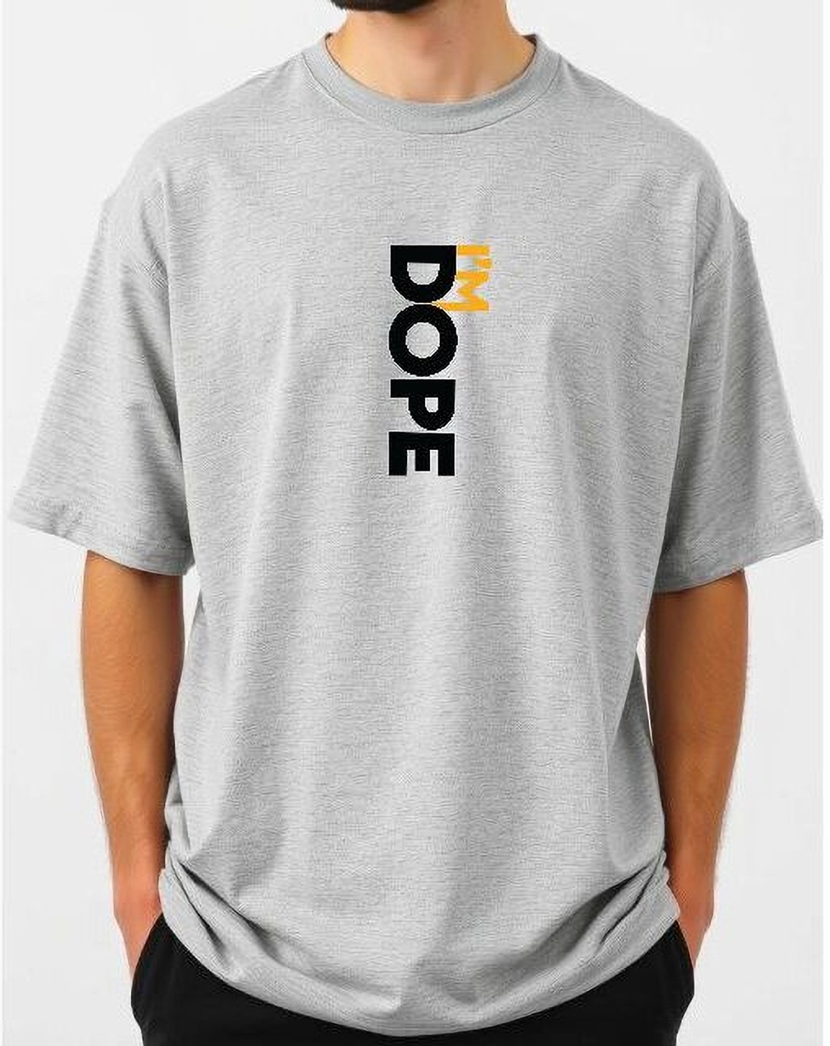 Image of UrGear Printed Men Round Neck White T-Shirt