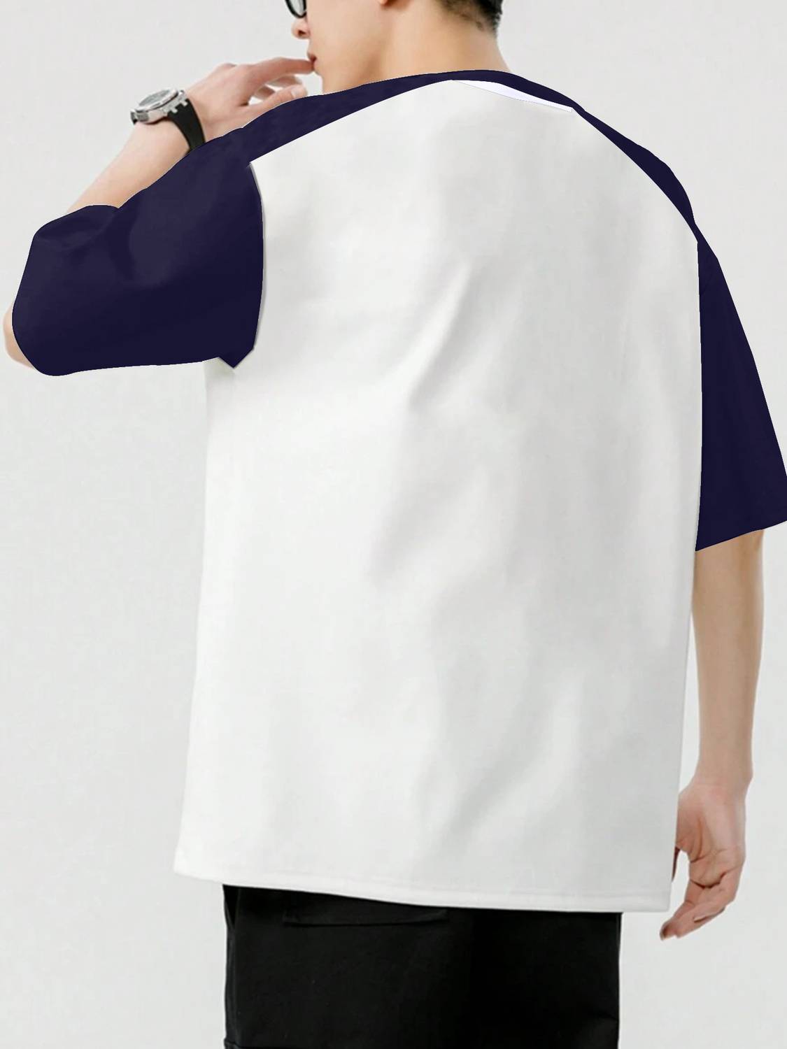 Jump Cuts Printed Men Round Neck White T-Shirt - Image 3