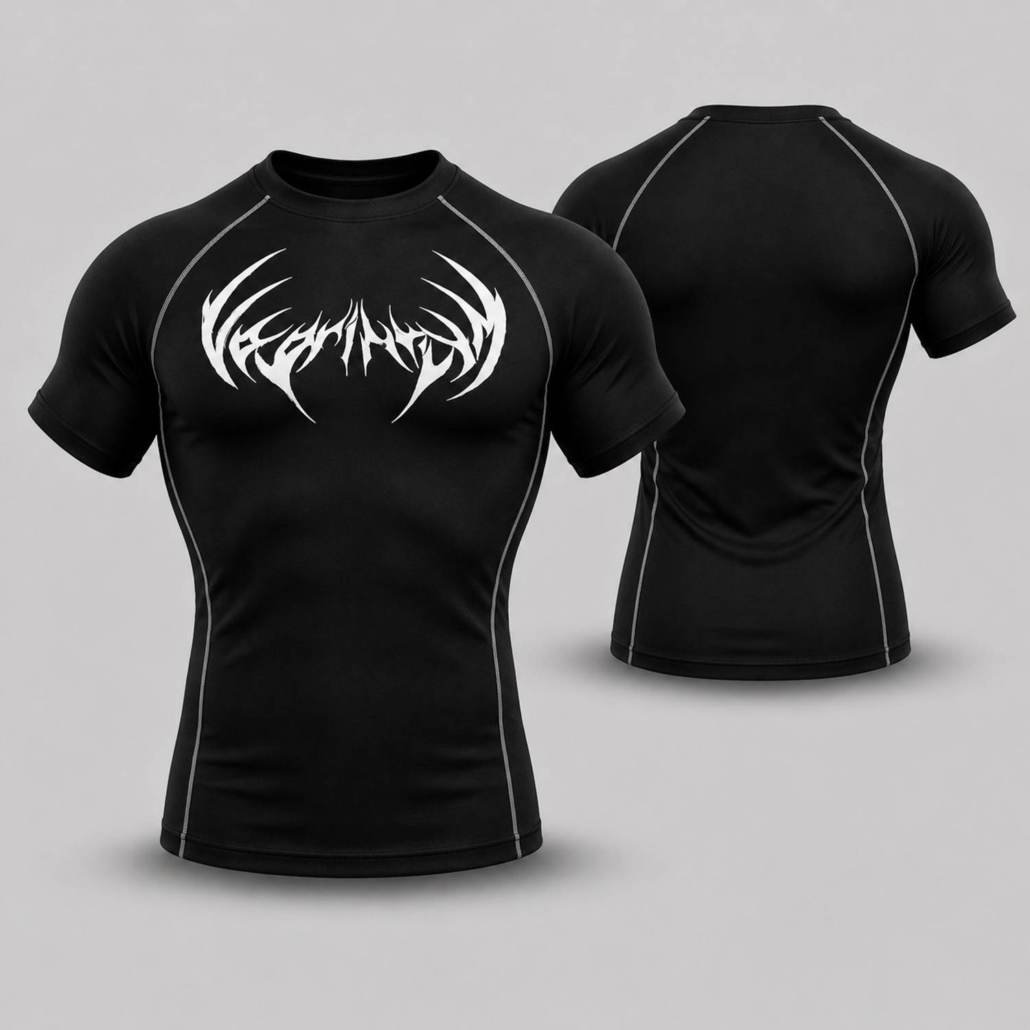 Gym Hound Graphic Print Men Black T-Shirt