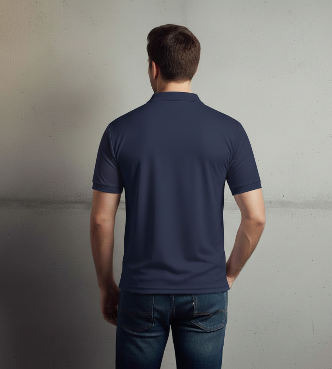 Image of lookswala Solid Men Polo Neck Multicolor T-Shirt