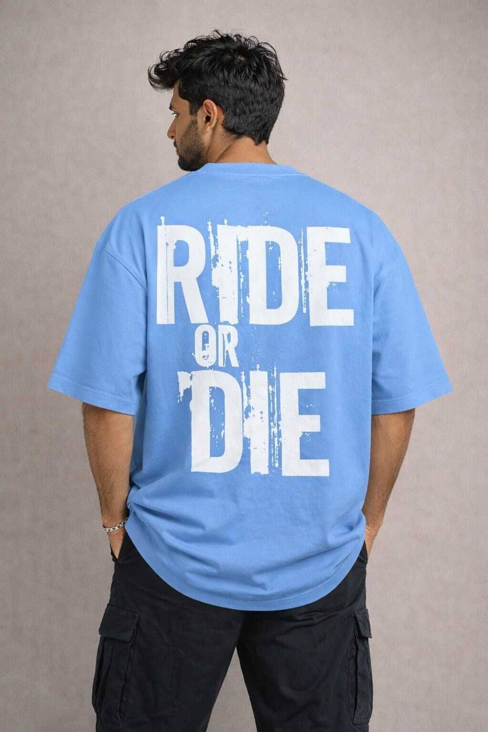 Royaltees Men Light Blue T-Shirt - Image 1