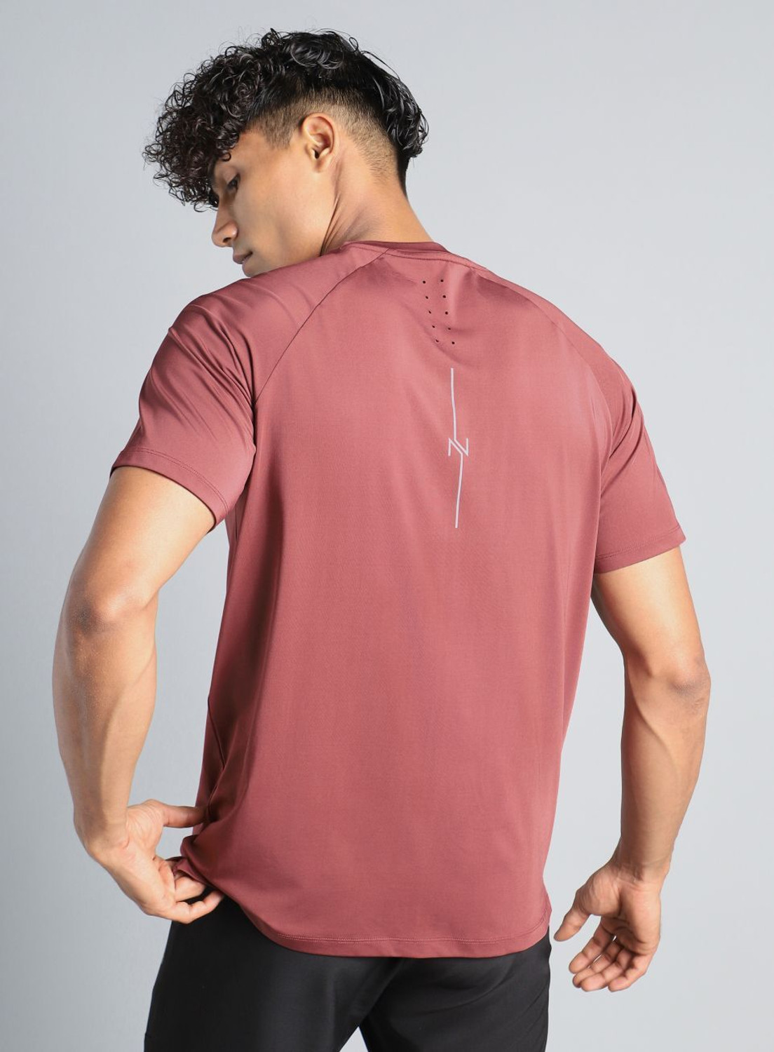 Image of Cult Printed Men Round Neck Maroon T-Shirt