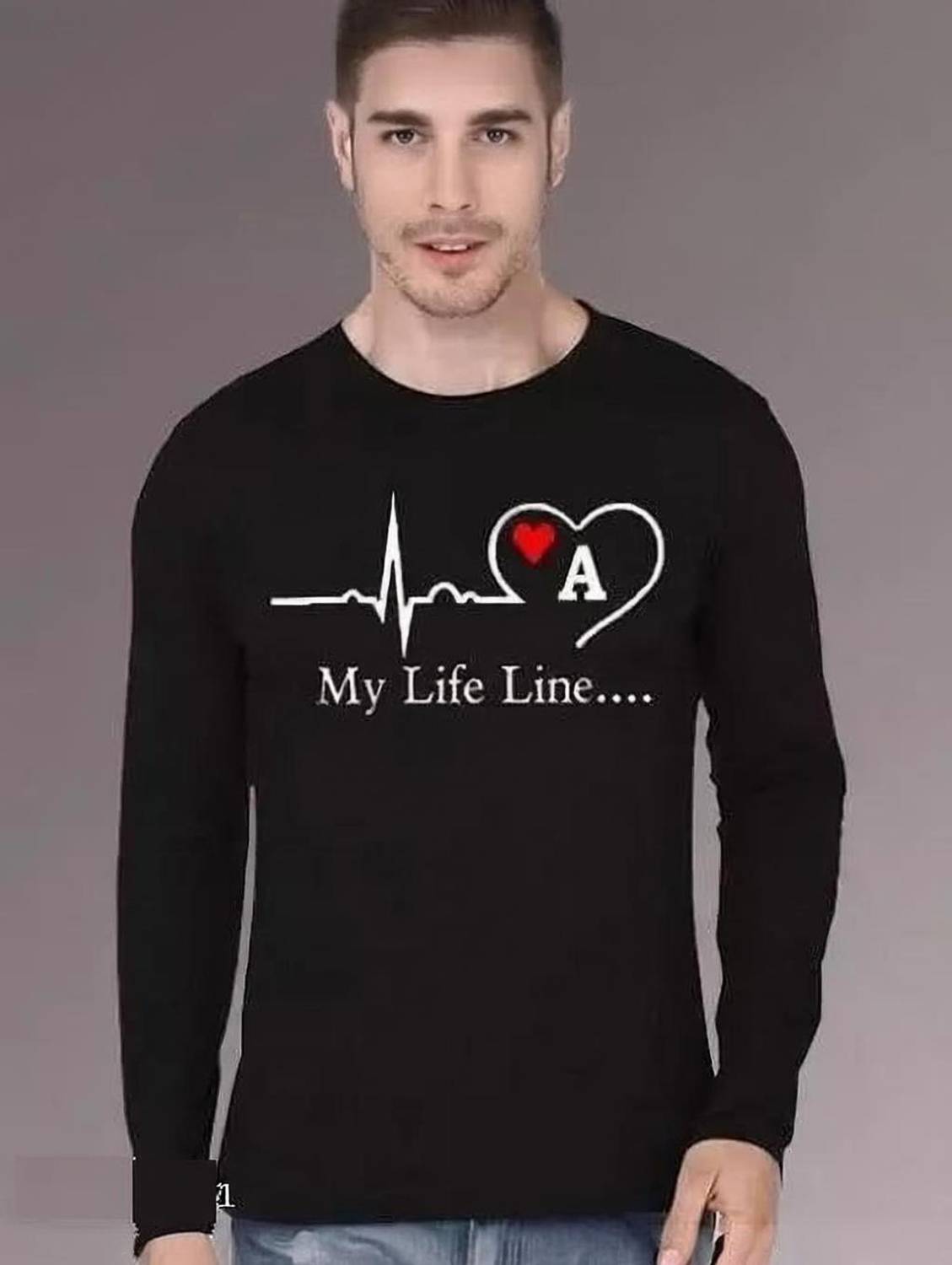 ApheFashion Printed, Typography Men Round Neck Black T-Shirt