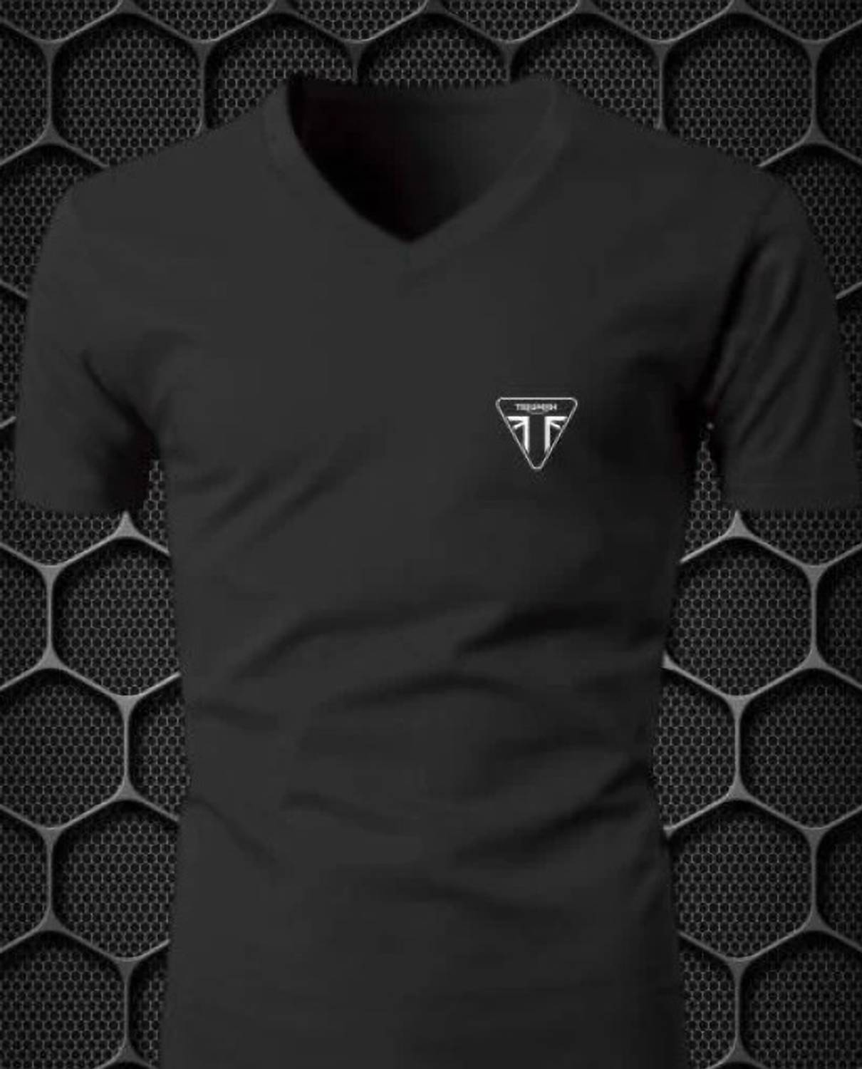 TCB Graphic Print Men V Neck Black T-Shirt - Buy TCB Graphic Print