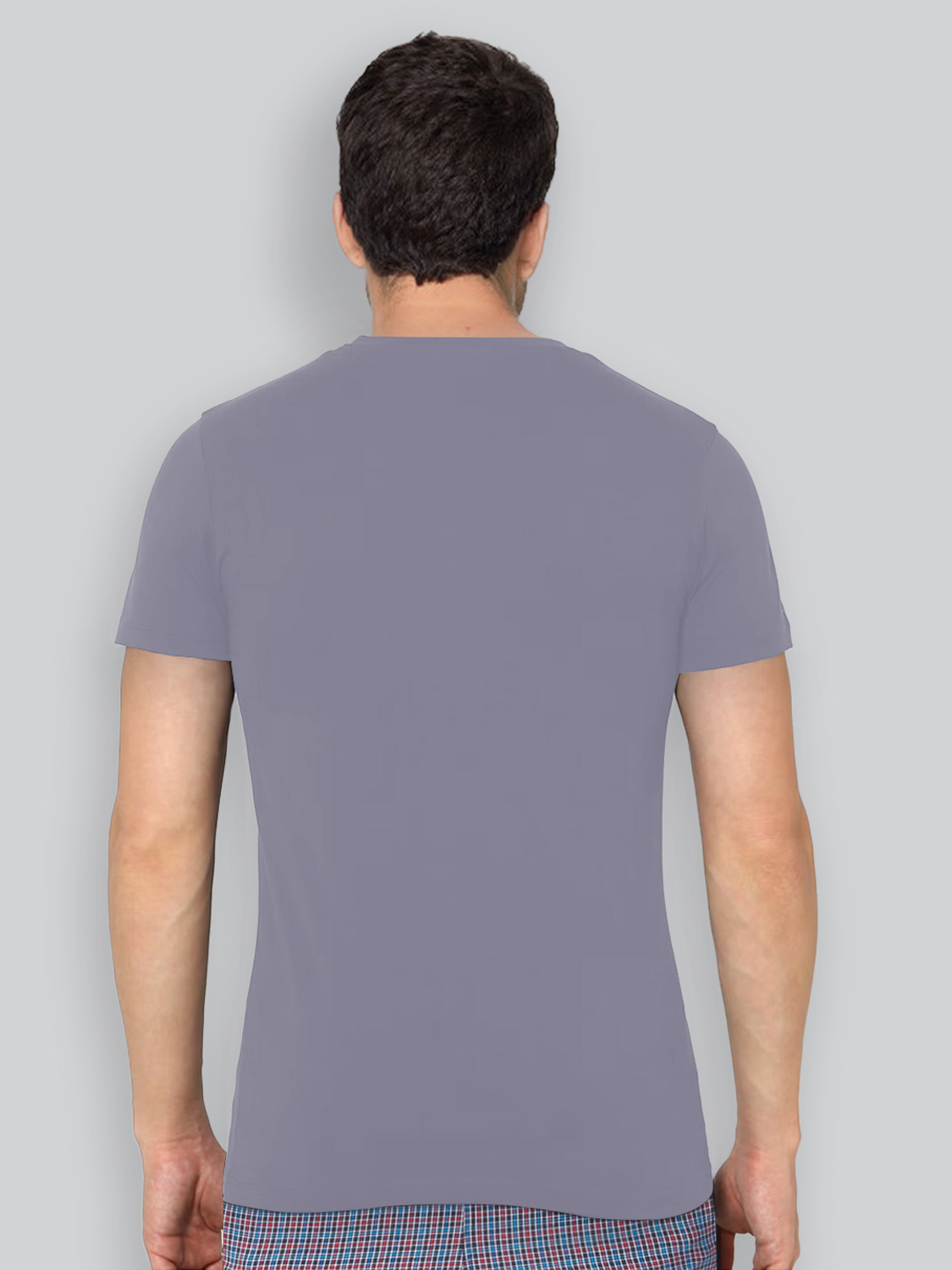 Image of Lux Nitro Solid Men Round Neck Multicolor T-Shirt