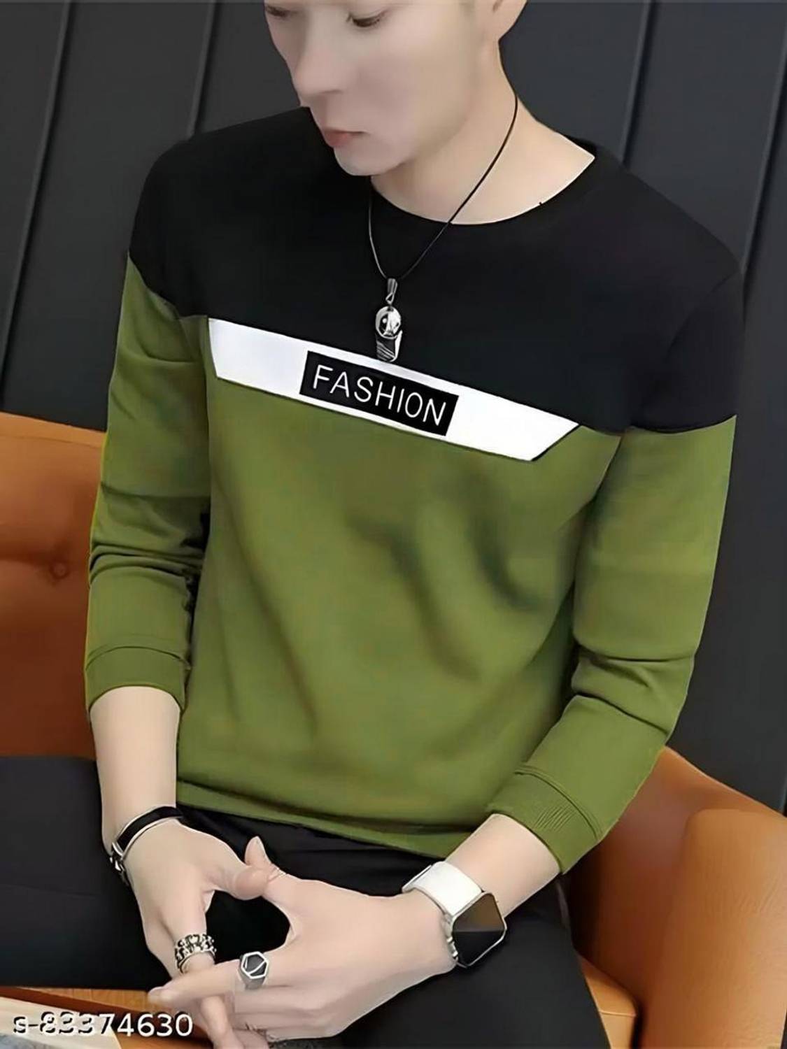 FASHIUM Printed Men Round Neck Multicolor T-Shirt