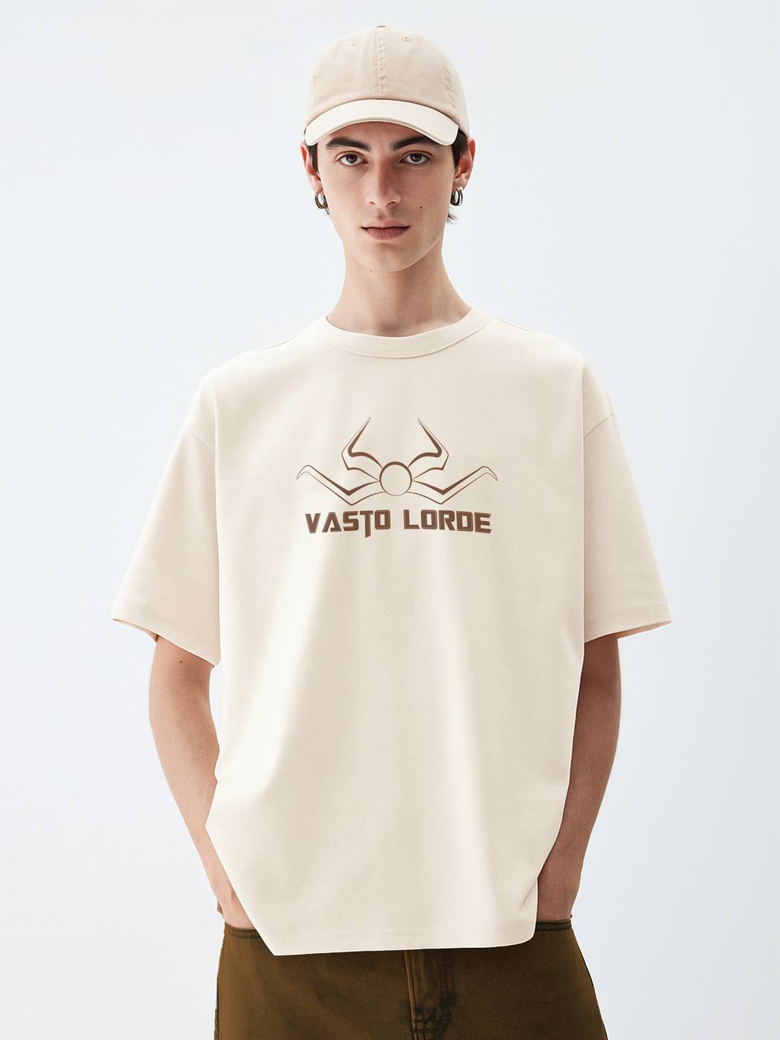 WHITE HUSK Typography Graphic Print Men Round Neck White T-Shirt - Image 5