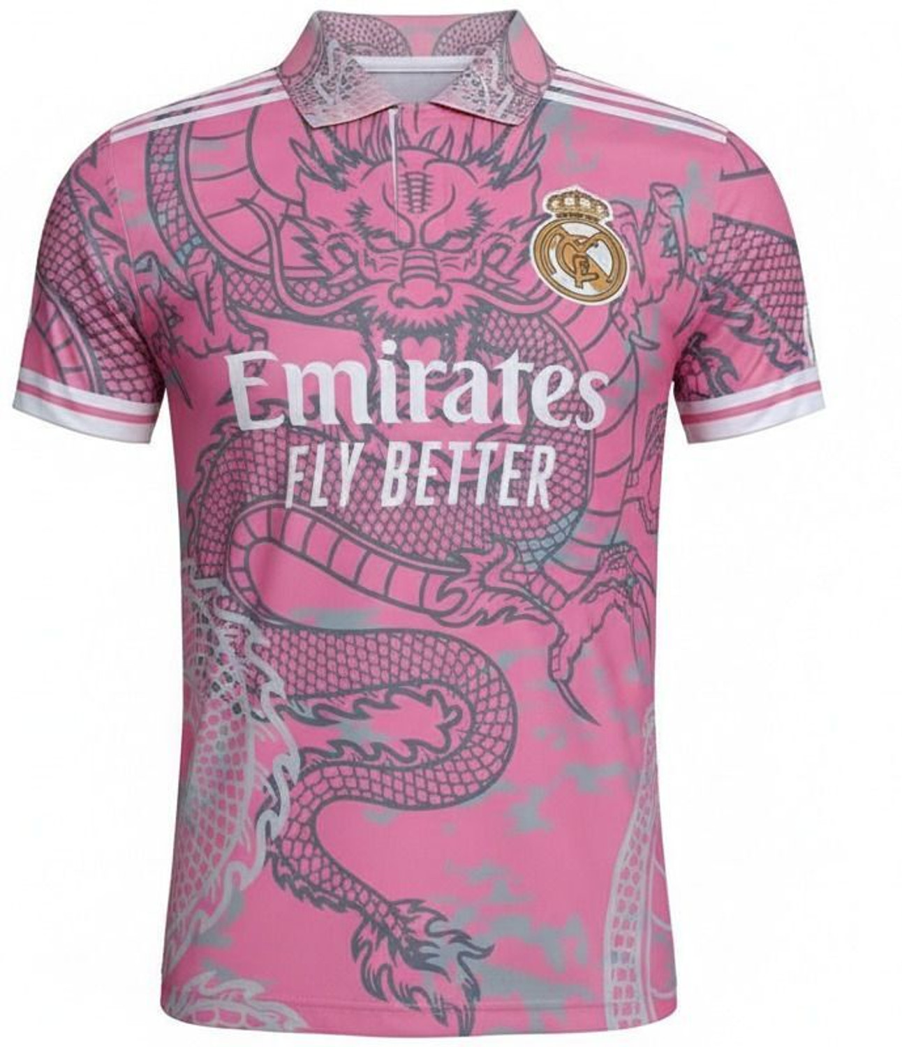 Image of MENTIFIC Graphic Print Men Polo Neck Pink T-Shirt