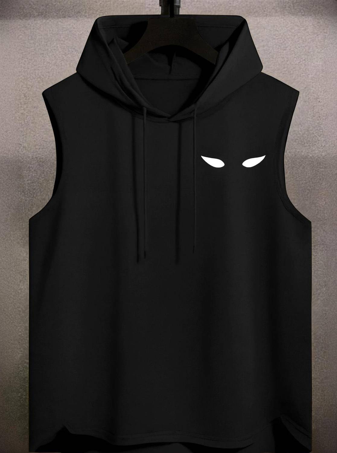 FTX Men Black Hooded Neck T-Shirt - Image 1