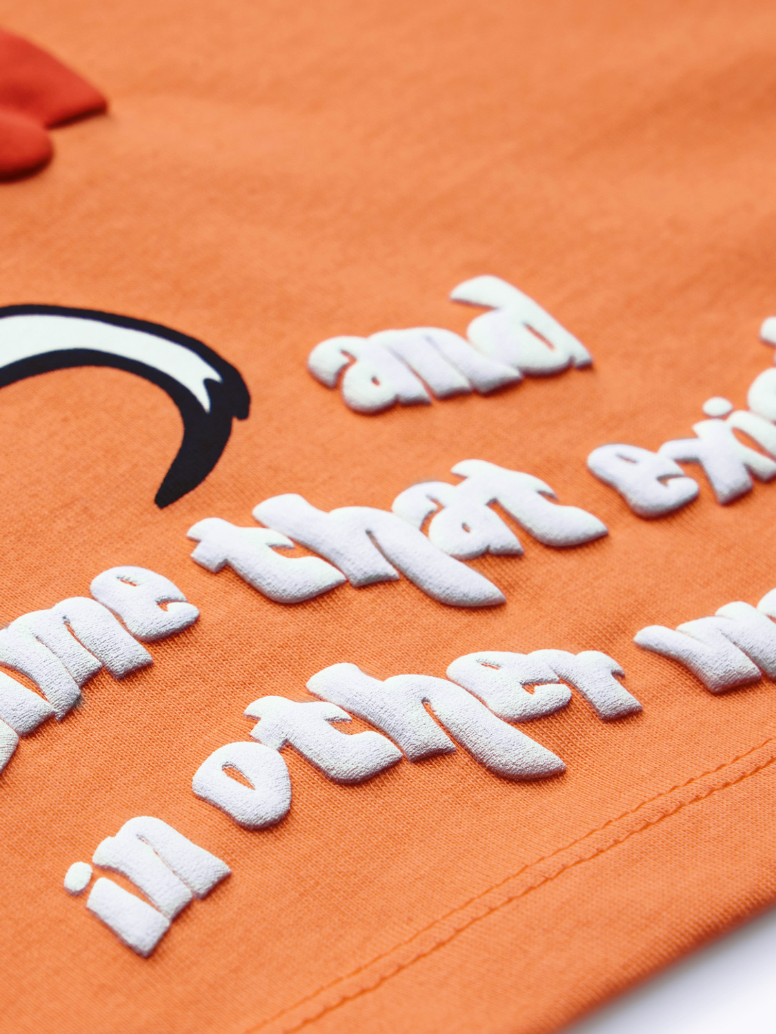 Image of The Souled Store Printed Women Round Neck Orange T-Shirt