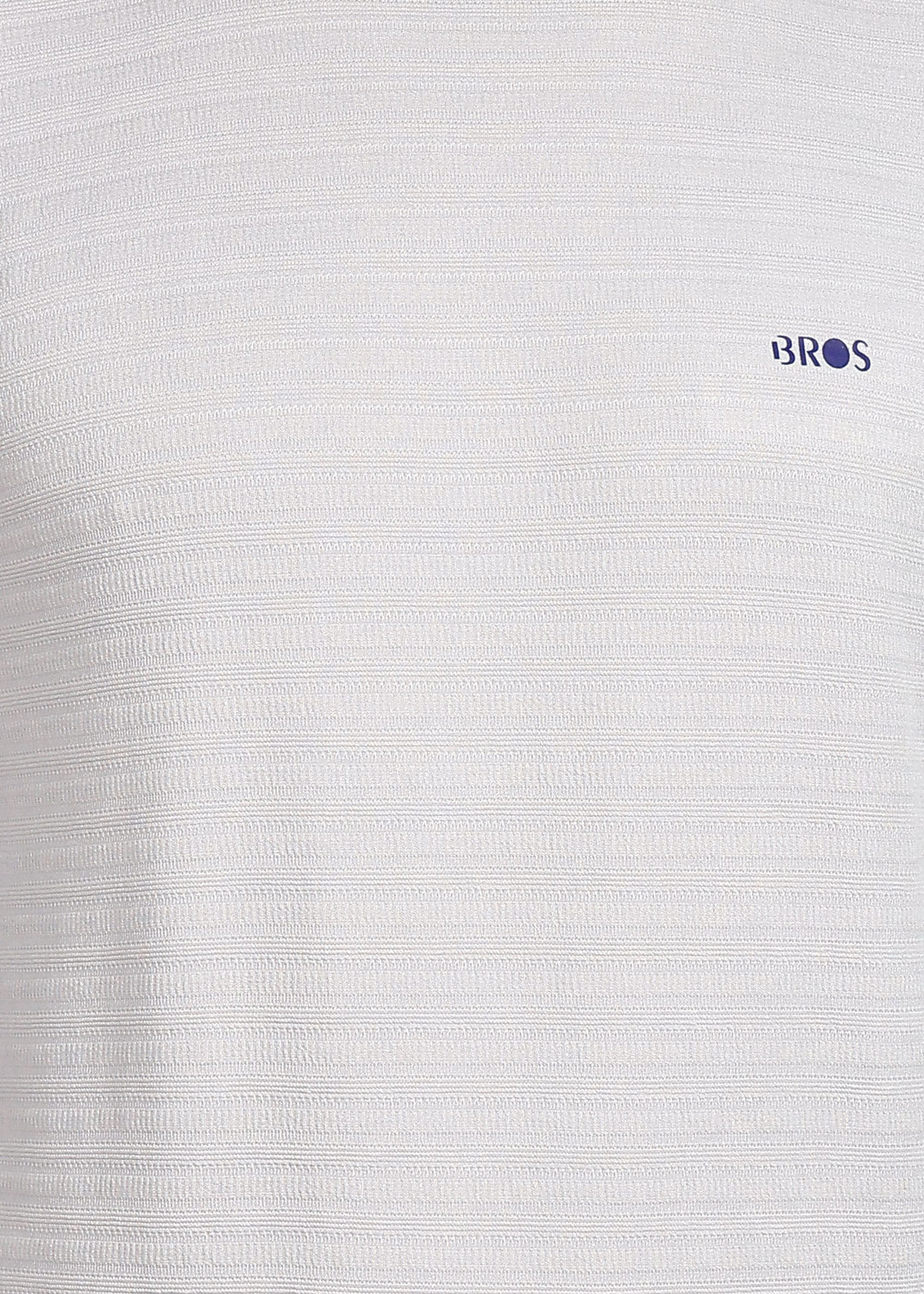 Image of 3BROS Solid Men Round Neck Grey T-Shirt