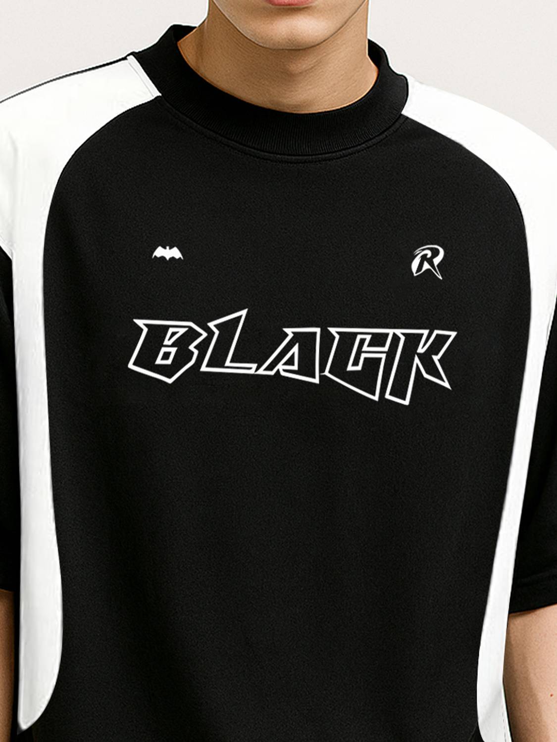 Jump Cuts Men Black Round Neck T-Shirt - Image 5