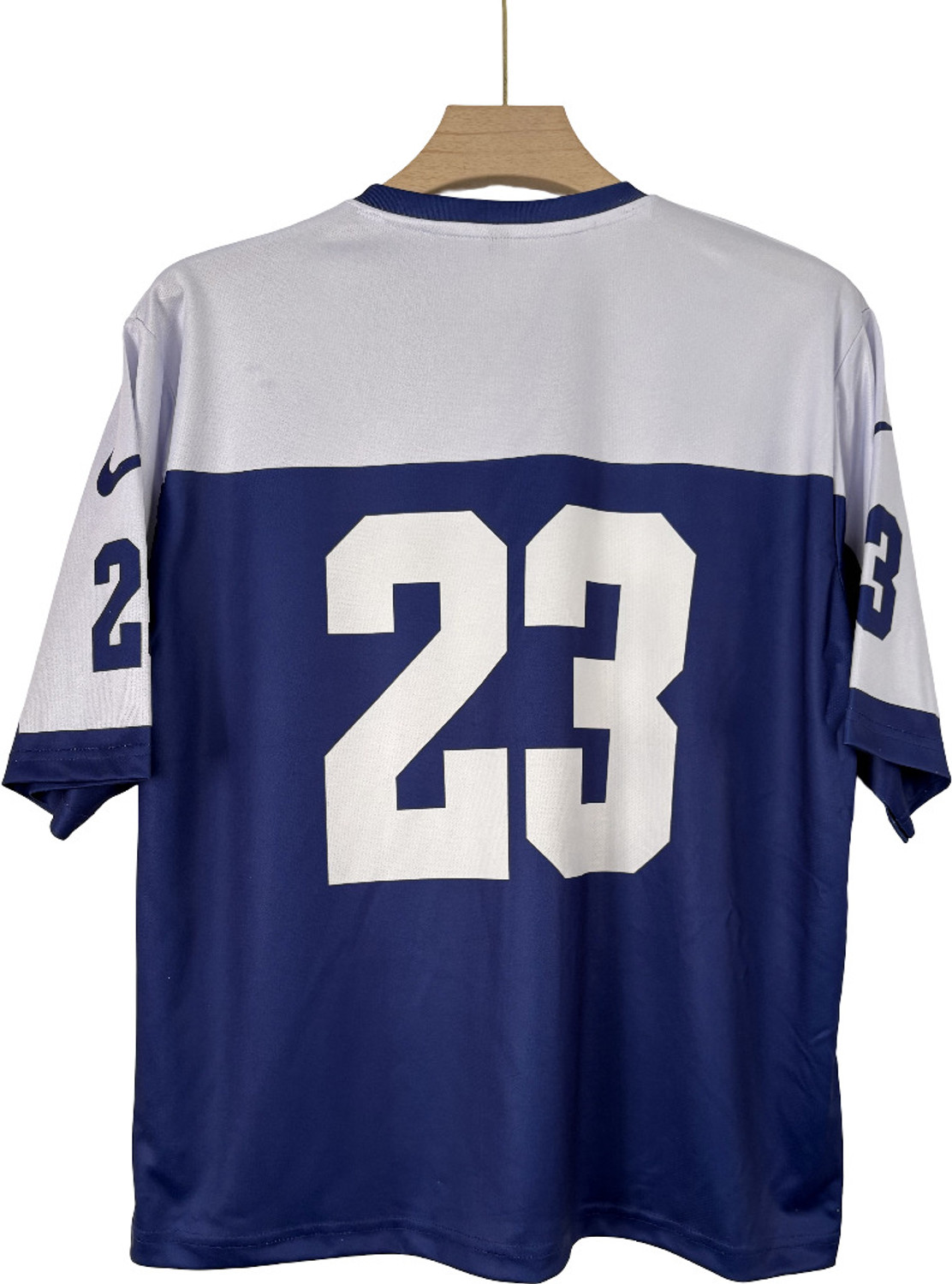 Image of StitchandPack Graphic Print, Sporty Men Round Neck Dark Blue, White T-Shirt