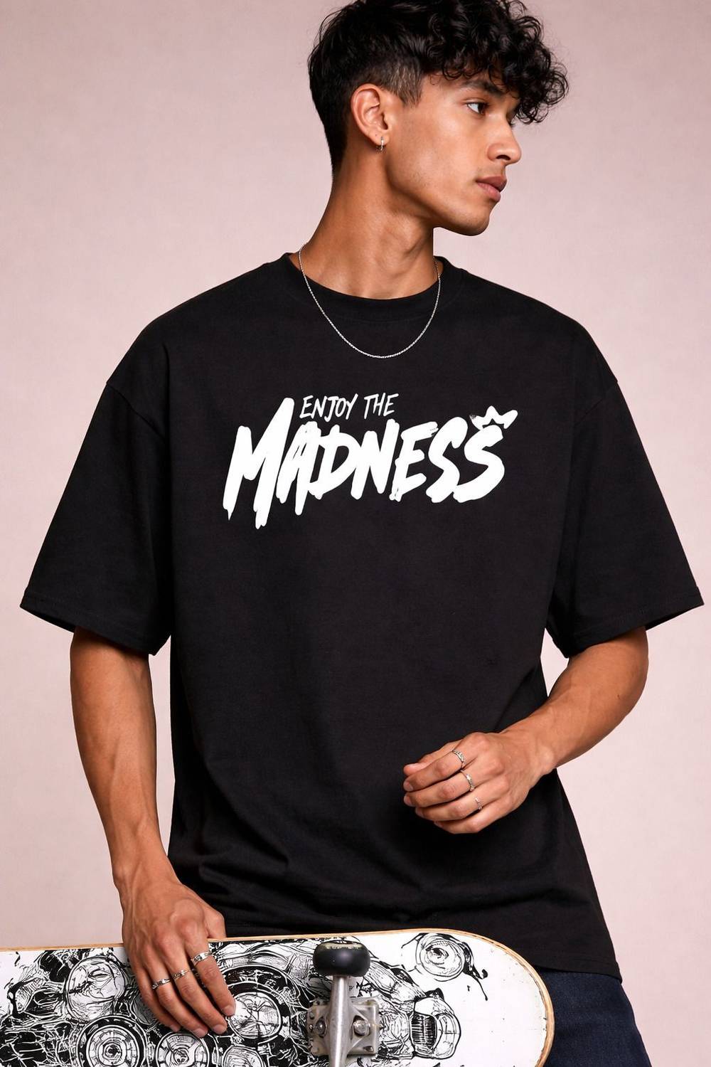 Mexmy Typography Black T-Shirt Pack of 2 - Image 3