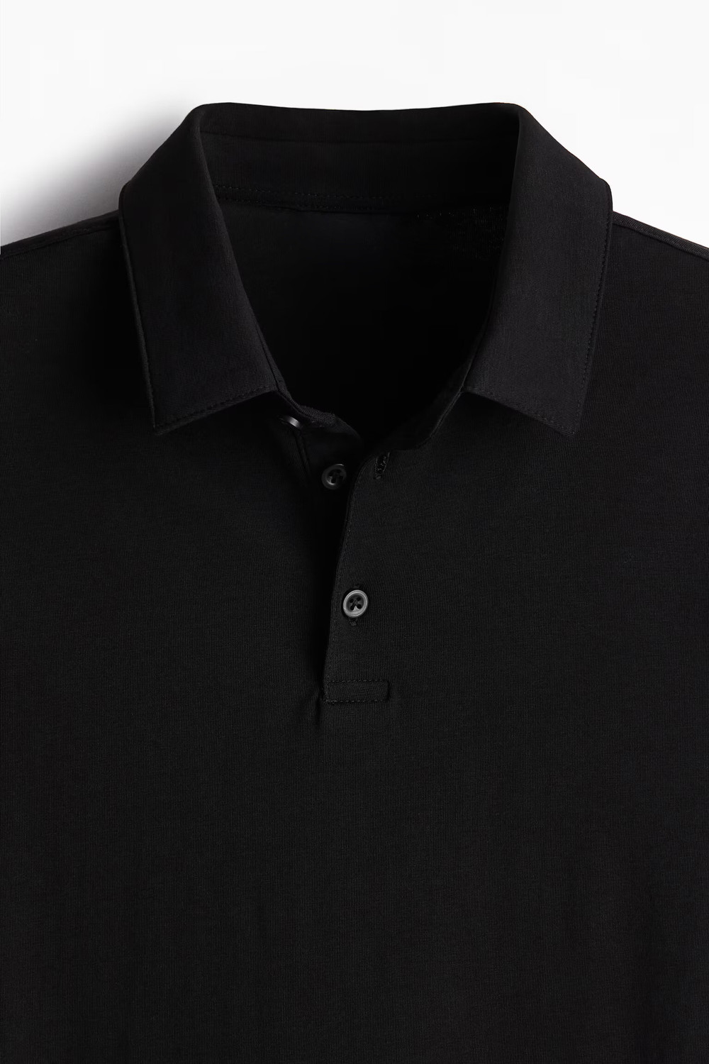 Image of balker merka Solid Men Polo Neck Black T-Shirt