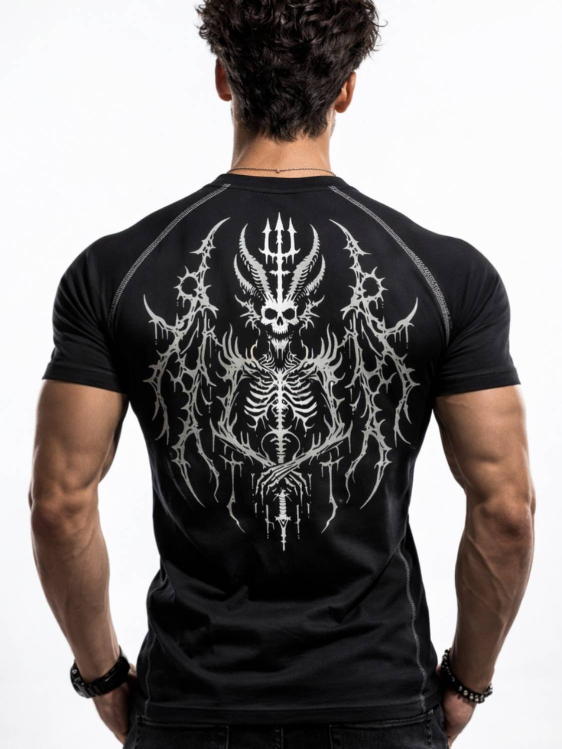 Wayup Black Men's Round Neck T-Shirt - Image 5