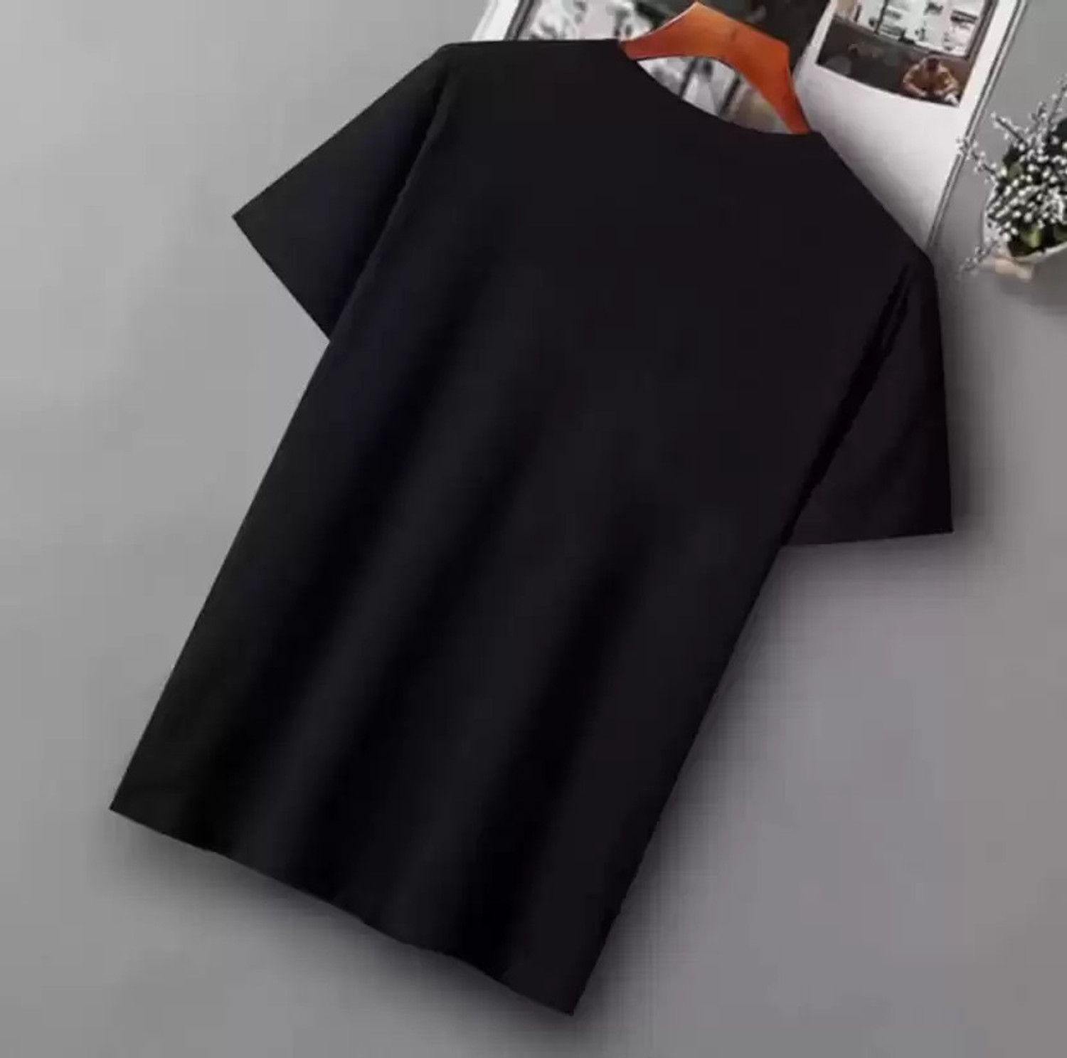 Image of KASPY Printed, Typography Men Round Neck Black T-Shirt