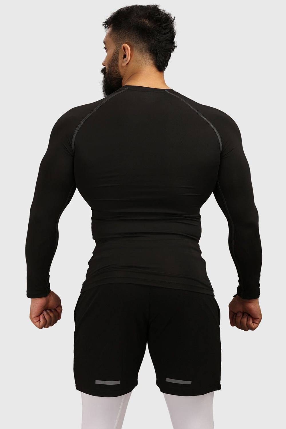FuaarK Men Black Round Neck T-Shirt - Image 2