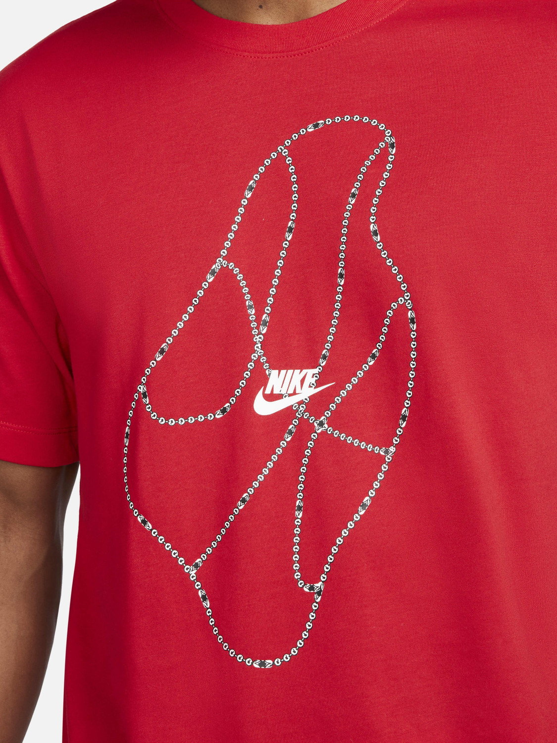 nike t shirt red tick