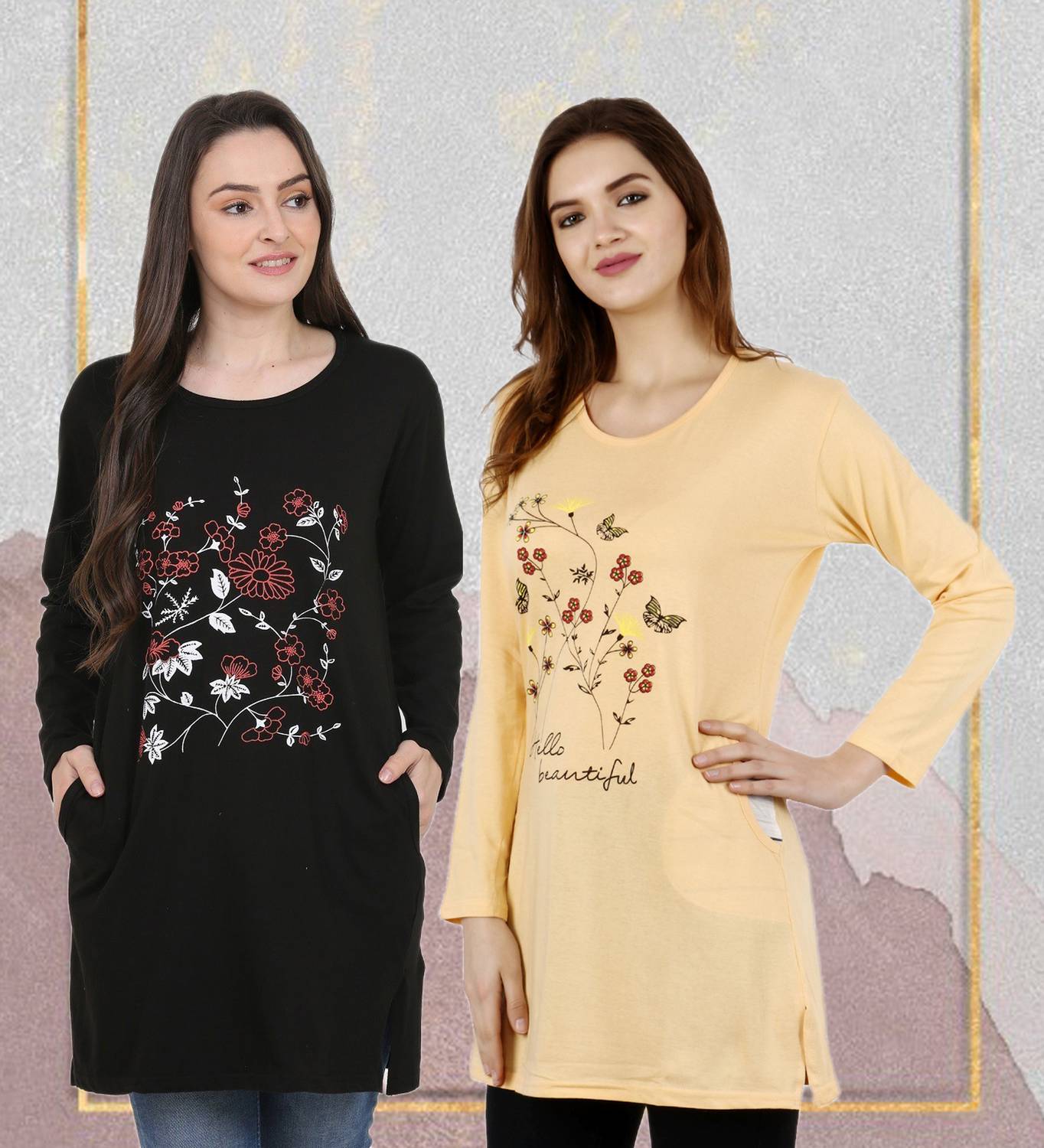 DASPRATION Typography Women Round Neck Multicolor T-Shirt