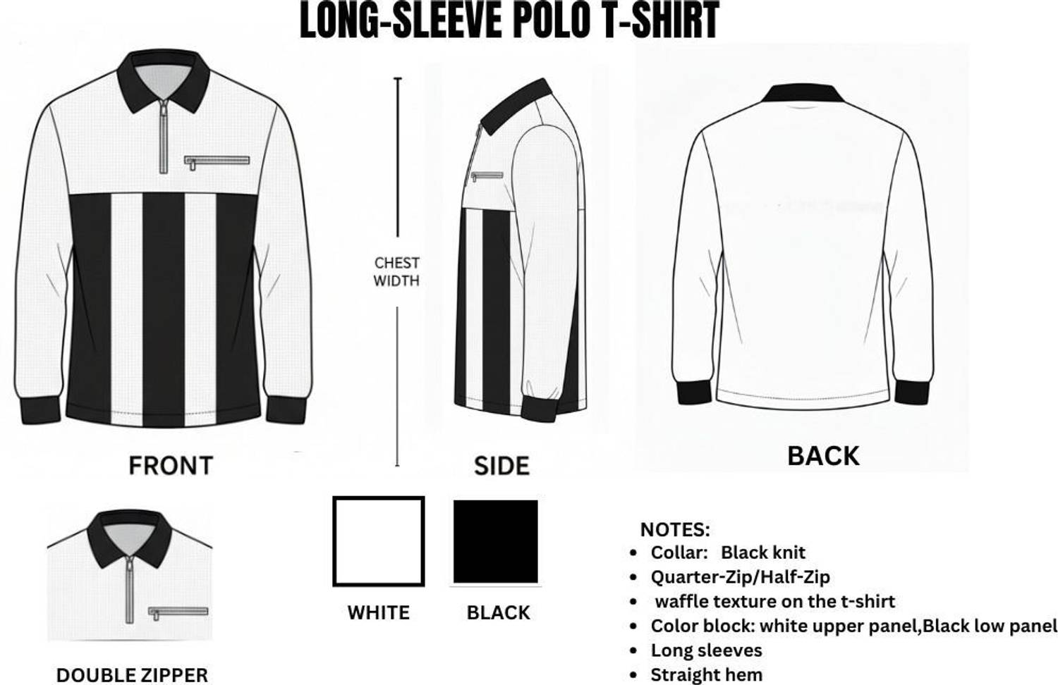 Try This Striped, Self Design Men Zip Neck Black, Silver T-Shirt