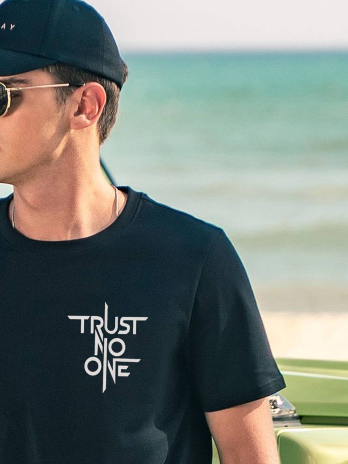 AI CLUB Typography Men Round Neck Black T-Shirt