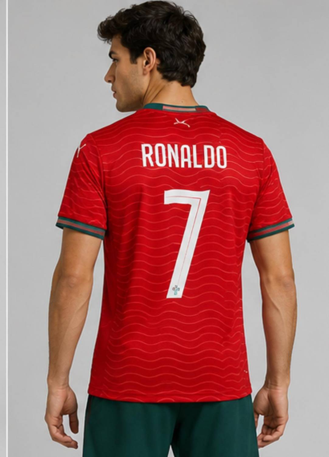 Playhard Men Red Round Neck T-Shirt - Image 2