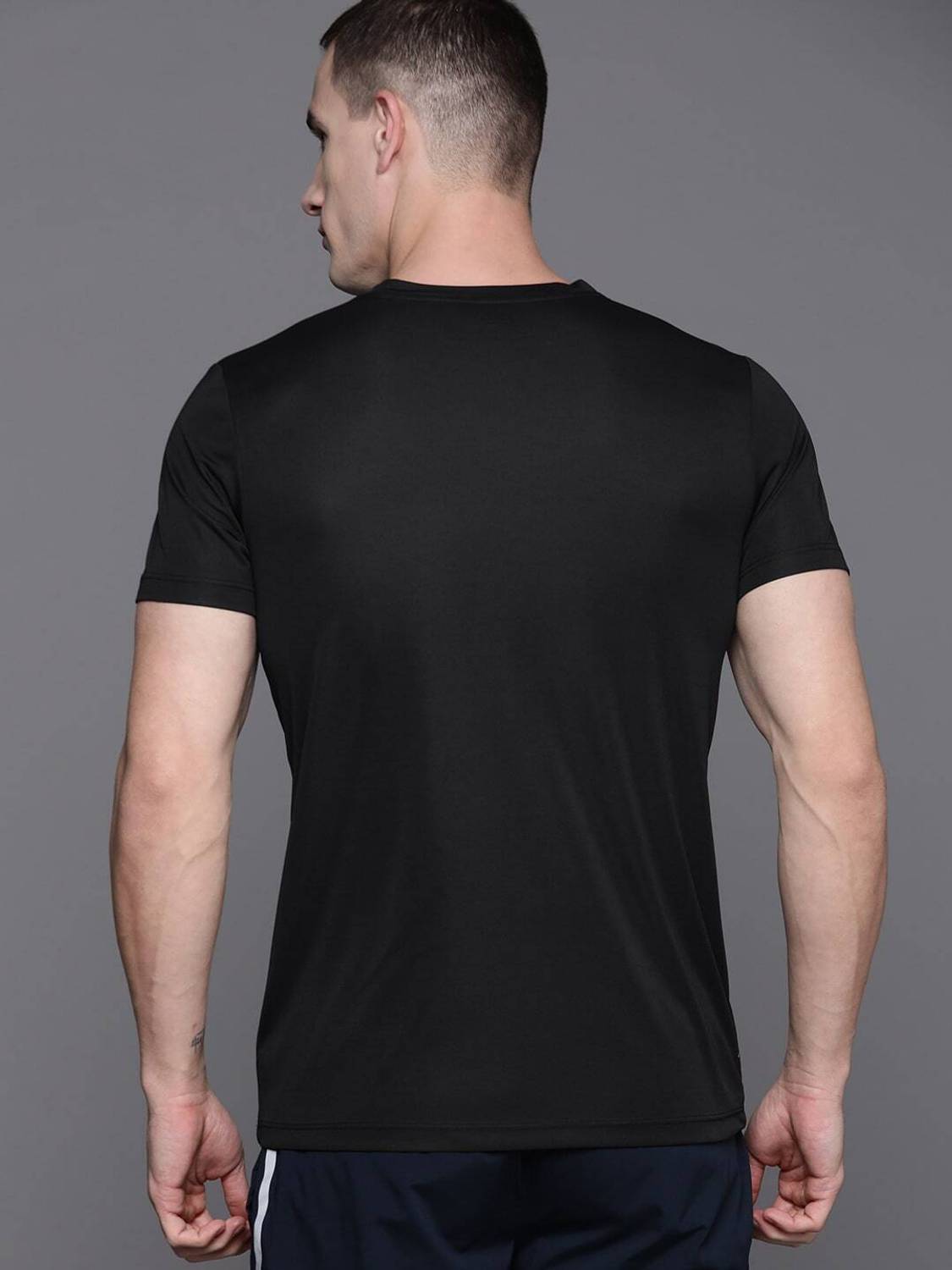 HRX by Hrithik Roshan Black Printed T-Shirt - Image 5