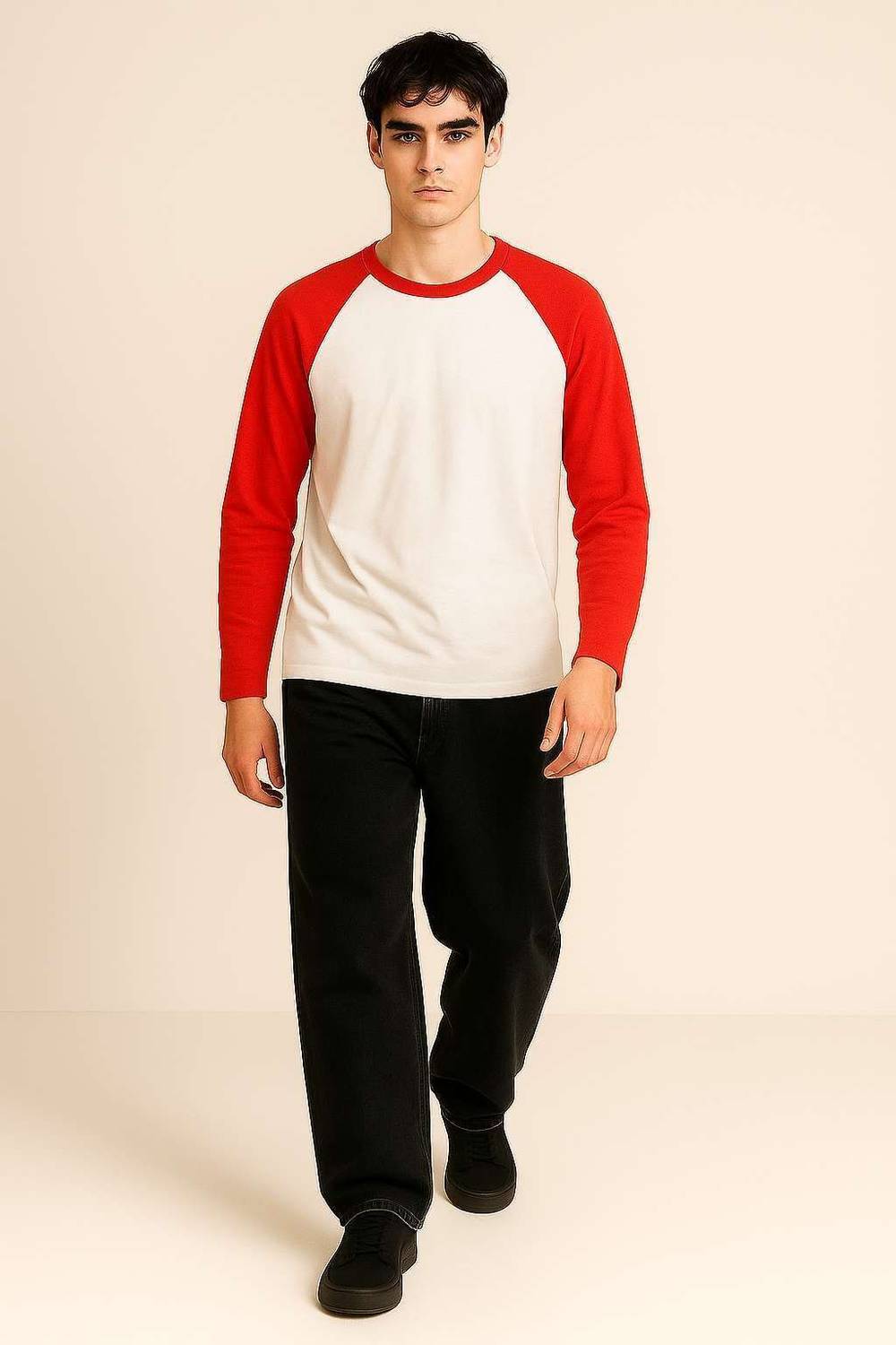 EraandEdge Men Round Neck White T-Shirt - Image 4