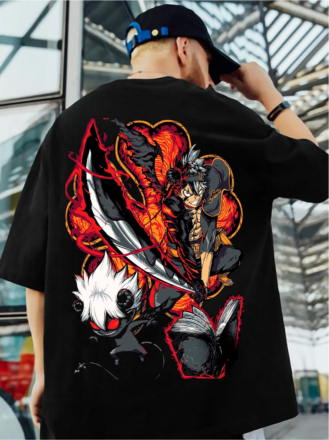 Image of ZENTIK Printed Men Round Neck Red T-Shirt