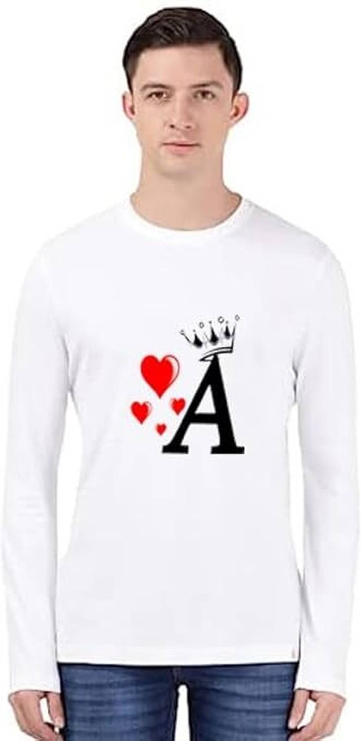 APHE Printed Men Round Neck White T-Shirt