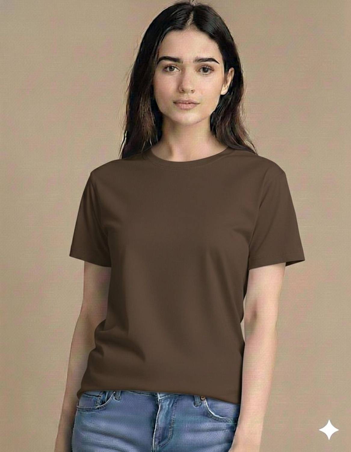 LWEXS Solid Women Round Neck Yellow T-Shirt