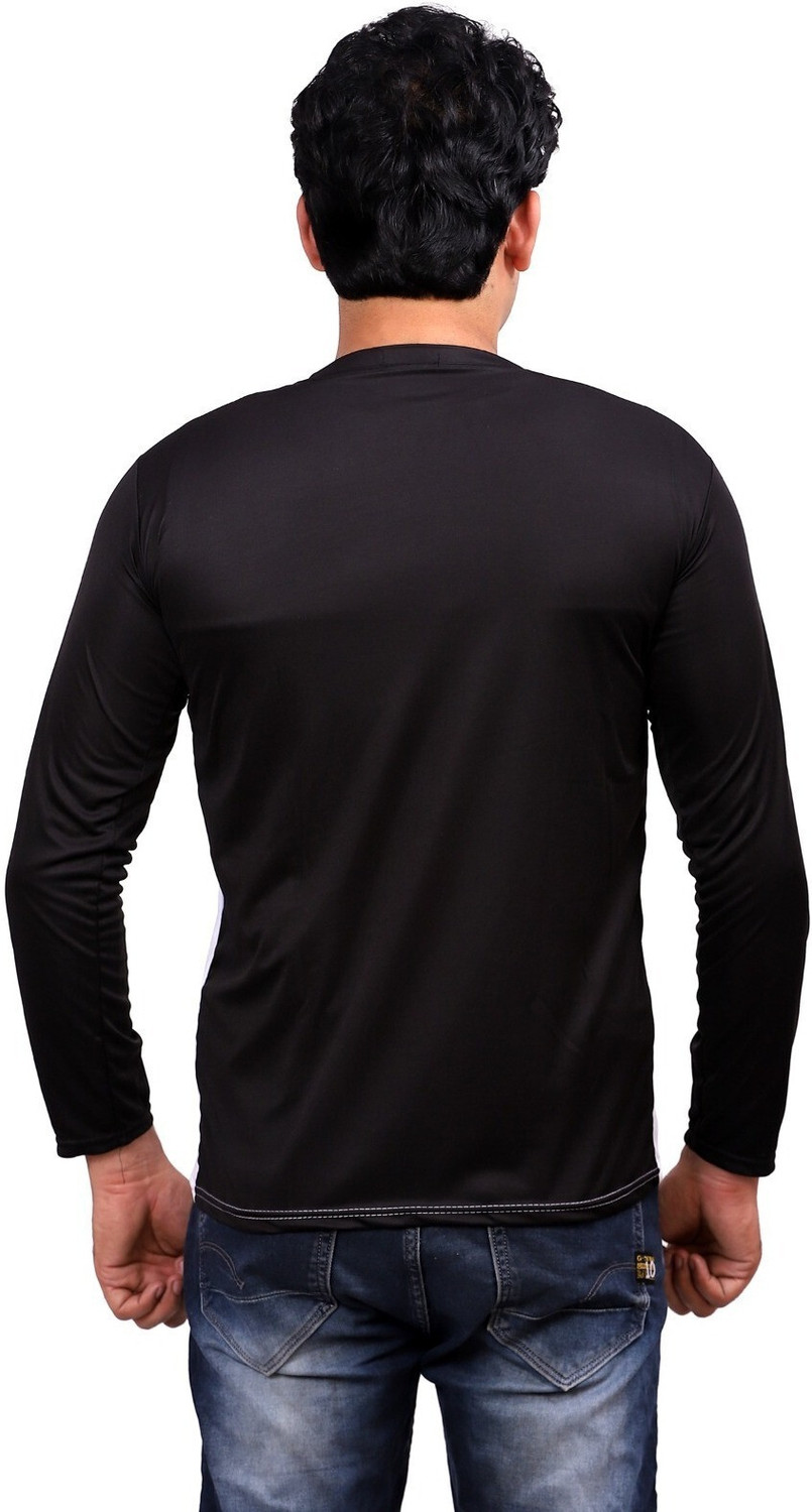 Image of SM SHAYAM CREATION Solid Men Round Neck Multicolor T-Shirt