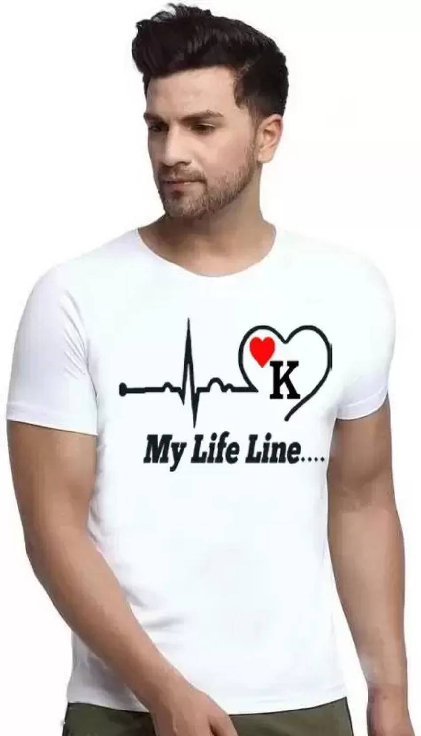 PBK Printed Men Round Neck White T-Shirt