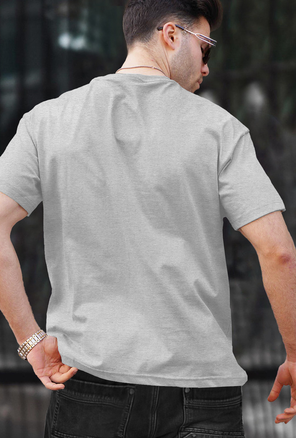 Image of TRIPR Solid Men Round Neck Multicolor T-Shirt