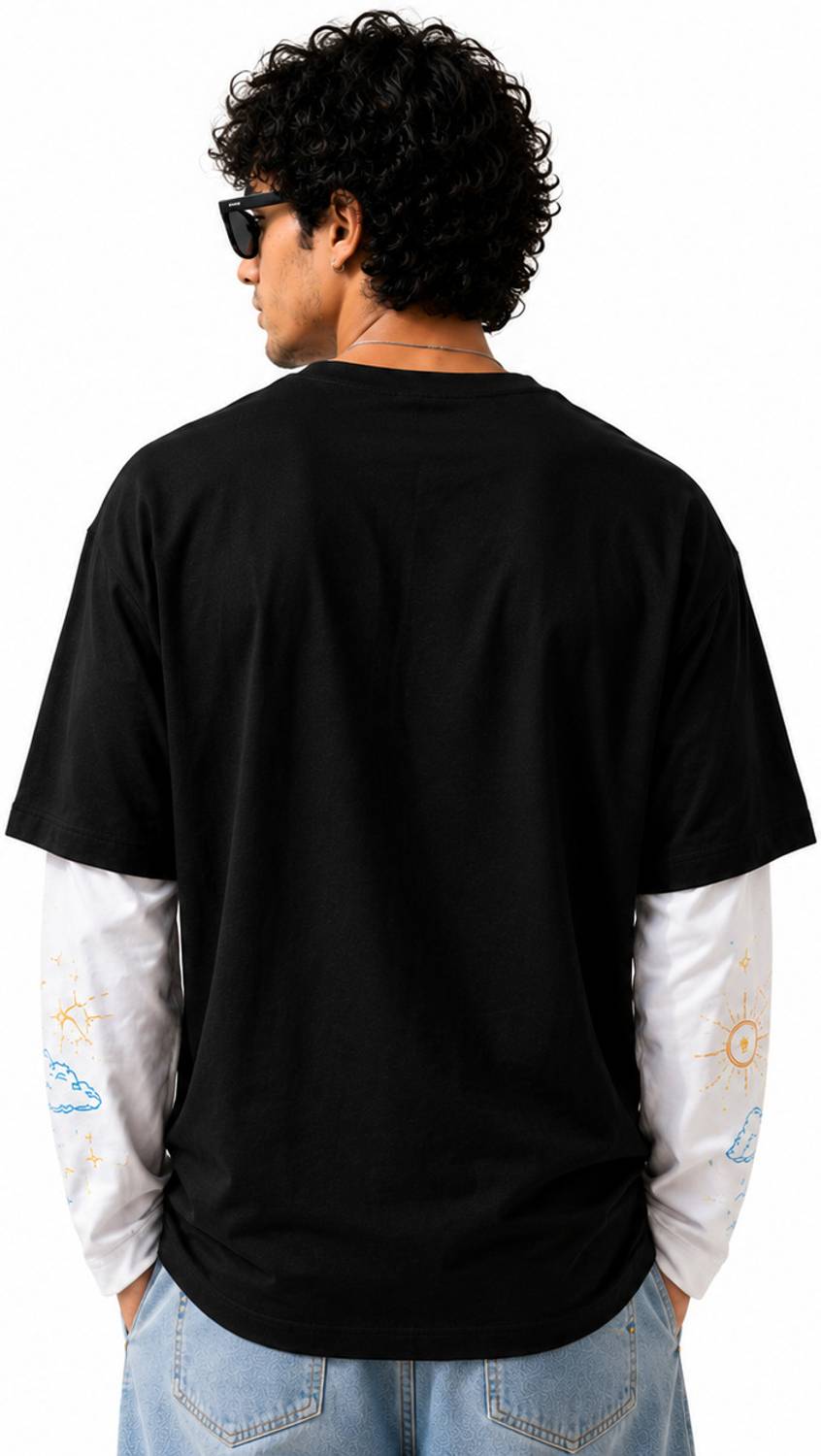 Larren Devis Black Round Neck T-Shirt - Image 5