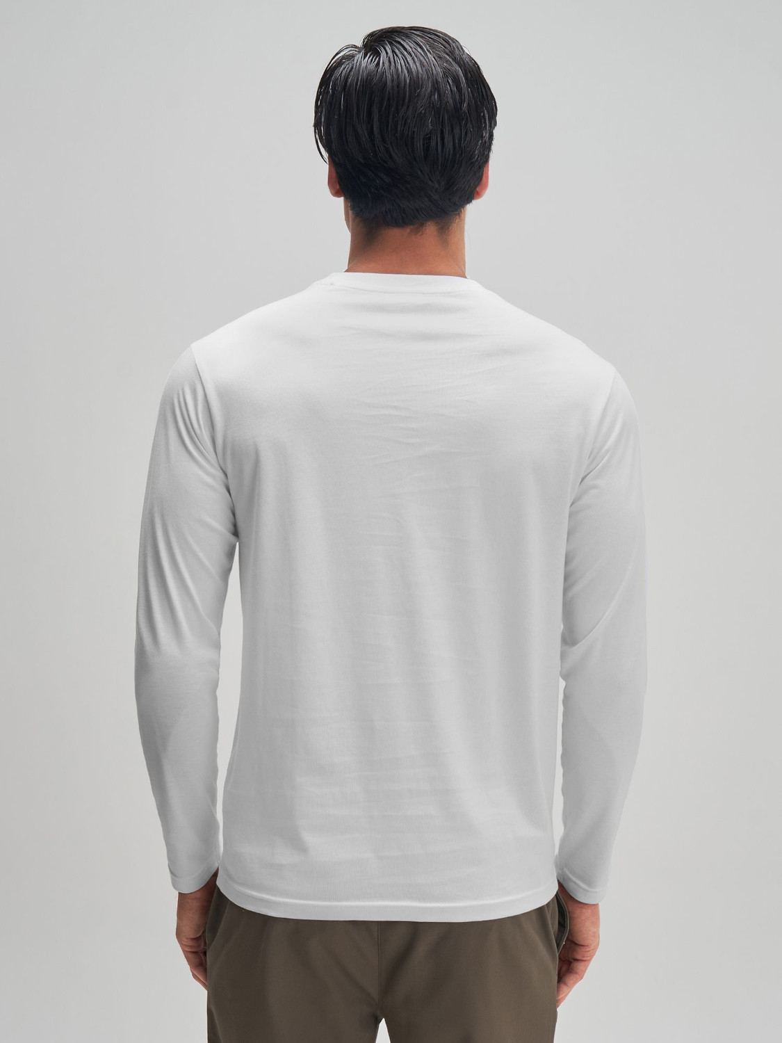 Image of XYXX Solid Men Round Neck White T-Shirt