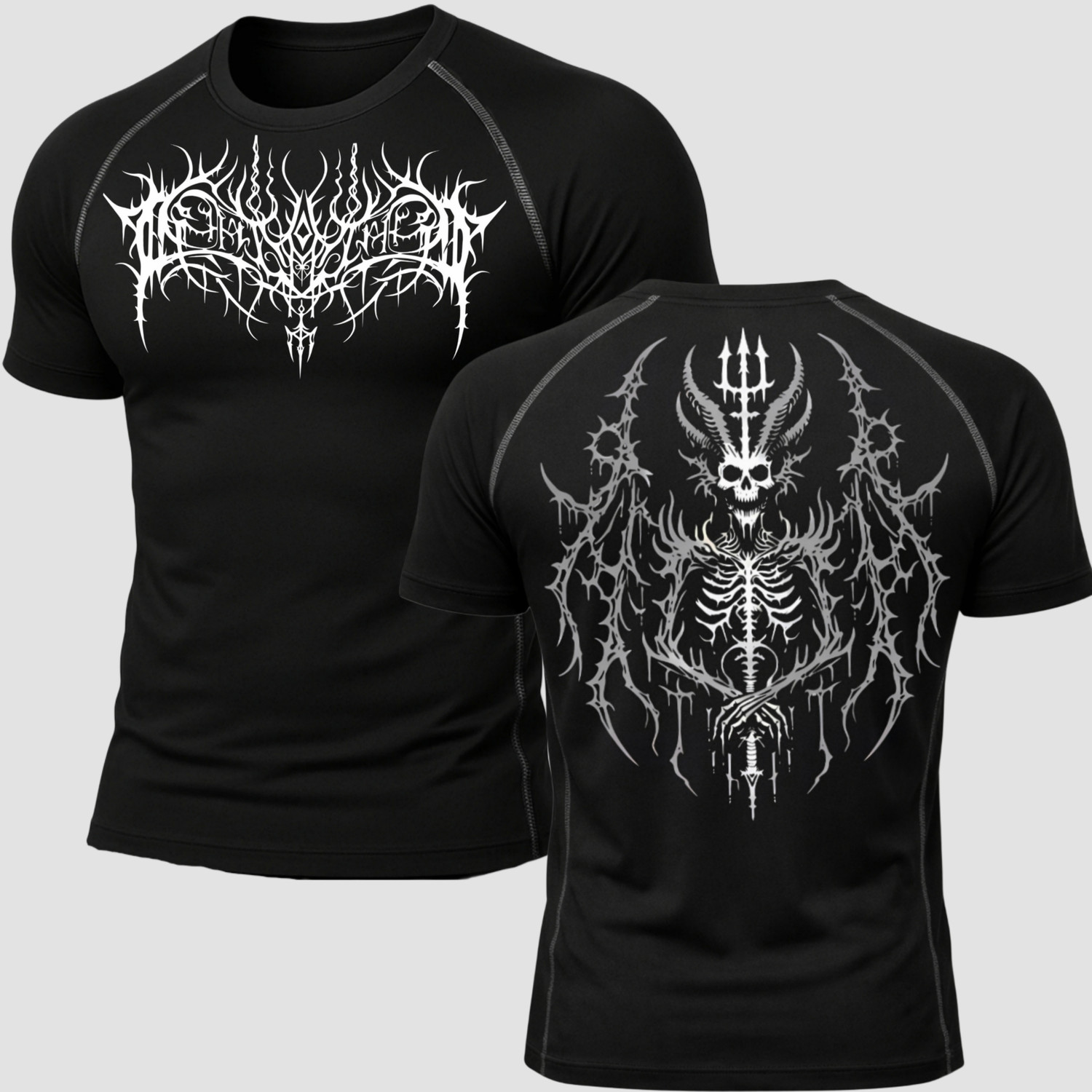 Image of Wayup Graphic Print Men Round Neck Black T-Shirt