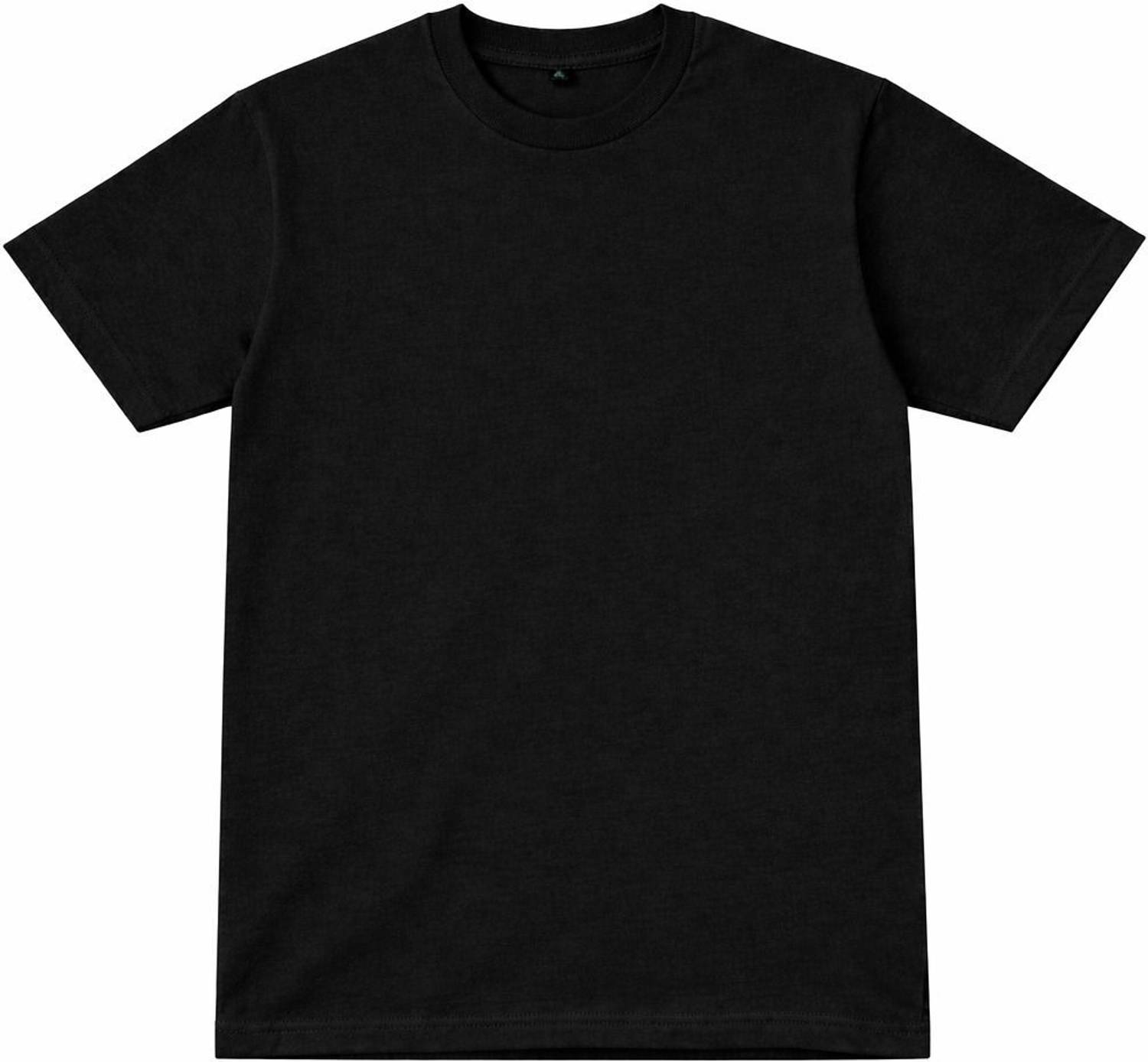 asur Solid Men Round Neck Black T-Shirt